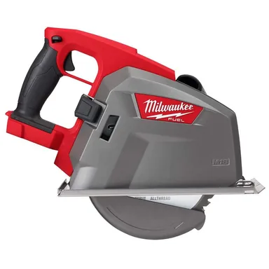 Milwaukee 2982-20, bare tool: M18 FUEL 18V 8 in. Lithium-Ion Brushless Cordless Metal Cutting Circular Saw (Tool-Only) (photograph from the Home Depot listing)