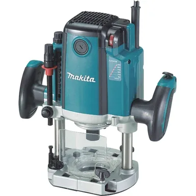 Makita RP2301FC, standalone tool: Makita RP2301FC Corded 3-1/4 HP* Plunge Router, with Variable Speed