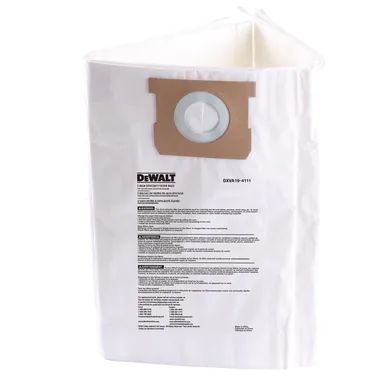 DeWalt DXVA19-4111, accessory: 6 Gal. to 10 Gal. Fine Dust Bag Filter Wet/Dry Vacuum