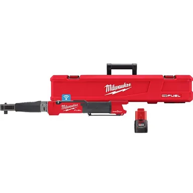 Milwaukee 2466-20-48-11-2420, bundle: M12 FUEL ONE-KEY 12-Volt Lithium-Ion Brushless Cordless 1/2 in. Digital Torque Wrench and M12 2.0Ah Compact Battery Pack