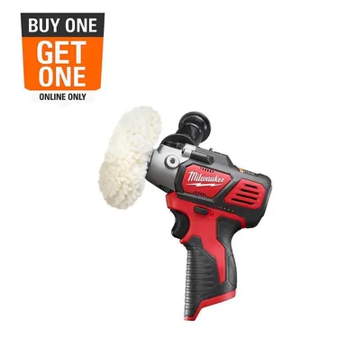 Milwaukee 2438-20, bare tool: M12 12V Lithium-Ion Cordless Variable Speed Polisher/Sander (Tool-Only)