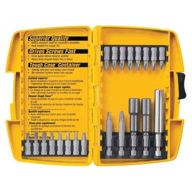 DeWalt DW2161, accessory: Screwdriver Set with Tough Case (21-Piece)