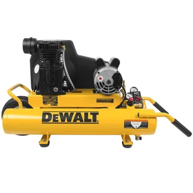 DeWalt DXCMTA1980854, standalone tool: 8 Gal. 155 PSI 1.9 HP Electric Dual Voltage Wheelbarrow Air Compressor