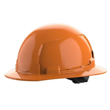 Milwaukee 48-73-1113, accessory: BOLT Orange Type 1 Class E Full Brim Non-Vented Hard Hat with 4 Point Ratcheting Suspension