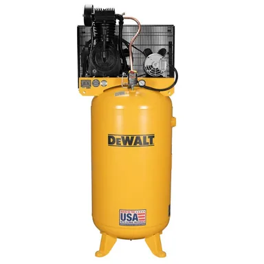 DeWalt DXCM803.COM, standalone tool: 80 Gal. 175 Maximum PSI, Stationary, Electric, Oil Lubricated Vertical Air Compressor, 14.6 SCFM at 100 PSI, 5.0 HP