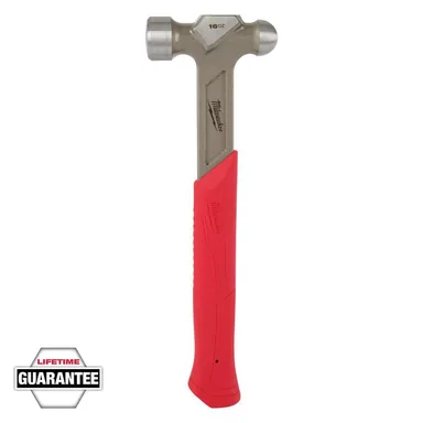 Milwaukee 48-22-9130, unpowered: 16 oz. Steel Ball Peen Hammer