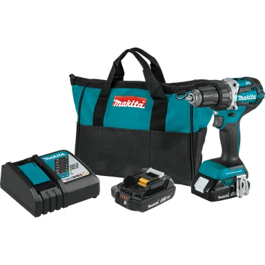 Makita XFD12R, kit: Makita XFD12R 18V LXT Lithium-Ion Compact Brushless Cordless 1/2" Driver-Drill Kit (2.0Ah)