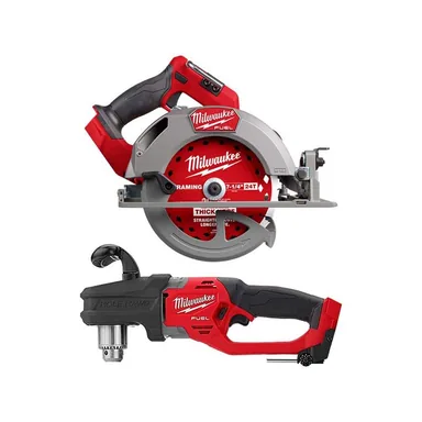 Milwaukee 2834-20-2807-20, bundle: M18 FUEL 18V Lithium-Ion Brushless Cordless 7-1/4 in. Circular Saw w/ Hole Hawg Drill