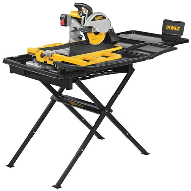 DeWalt D36000S, standalone tool: 10 in. High Capacity Wet Tile Saw with Stand (photograph from the Home Depot listing)