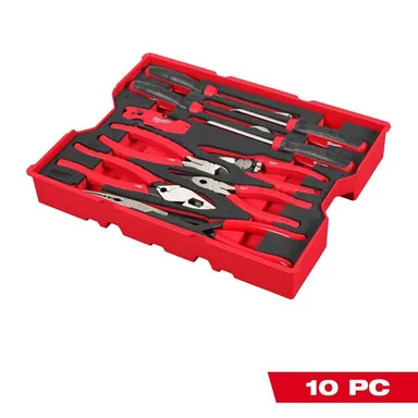 Milwaukee 48-22-0159, unpowered: Pliers & Pick Set with Tray for PACKOUT Drawers (10-Piece)