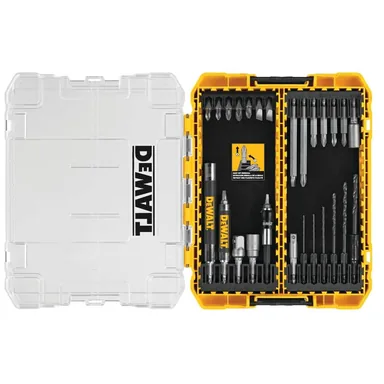 DeWalt DWAMF1228RL, accessory: Rapid Load Black Oxide Drill and Steel Driver Bit Set (28-Piece) with Tough Case