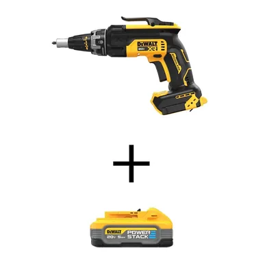 DeWalt DCF630BWDCBP520, bundle: XR 20V Max Lithium-Ion Cordless Brushless Screw Gun with Powerstack 20V Lithium-Ion 5.0Ah Battery Pack