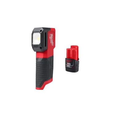 Milwaukee 2127-20-48-11-2420, bundle: M12 12-Volt Lithium-Ion Cordless LED Paint and Detailing Color Match Light with 2.0 Ah Compact Battery Pack