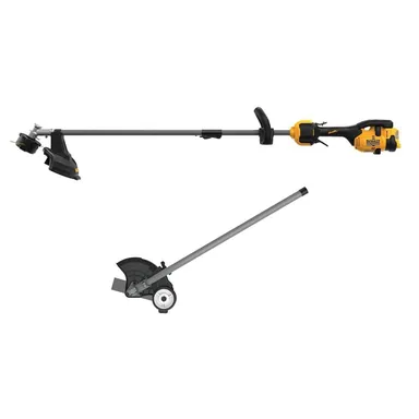 DeWalt DCST972BWOAS4ED, bundle: FLEXVOLT 60V MAX 17 in. Cordless Battery Powered Attachment Capable Trimmer (Tool Only) and Edger Attachment for Trimmer
