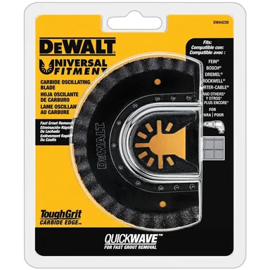 DeWalt DWA4220, accessory: Oscillating Fast Cut Carbide Grout Removal Blade