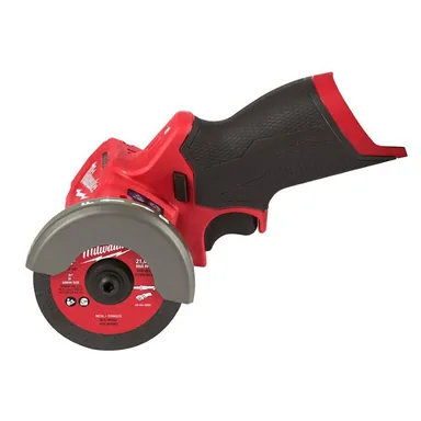 Milwaukee 2522-20, bare tool: M12 FUEL 12V Lithium-Ion Brushless Cordless 3 in. Cut Off Saw (Tool-Only) (photograph from the Home Depot listing)