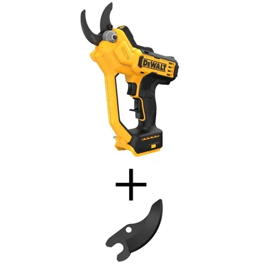 DeWalt DCPR320BWPRB300, bundle: 20-Volt MAX 1 -1/2 in. Capacity Cordless Battery Powered Pruner (Tool Only) with Extra Cutting Blade