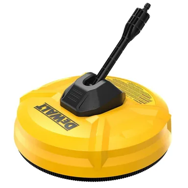 DeWalt DWZPWSC12, accessory: 12 in. Rotating Driveway and Sidewalk Surface Cleaner Pressure Washer Attachment (3000 PSI MAX) (photograph from the Home Depot listing)