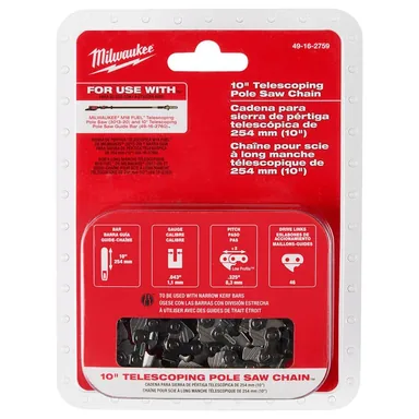 Milwaukee 49-16-2759, accessory: 10 in. Telescoping Pole Saw Chain