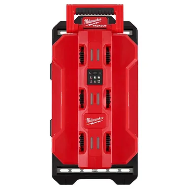 Milwaukee 48-59-1817-48-22-8496, bundle: M18 18V PACKOUT 6-Port Daisy Chain Rapid Charger w/ PACKOUT Mounting Plate