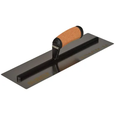 DeWalt DXTT-2-993, unpowered: ULTRA-FLEX 4 in. x 16 in. Stainless Steel Trowel with Leather Handle