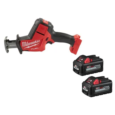Milwaukee 2719-20-48-11-1862, bundle: M18 FUEL 18V Lith-Ion Brushless Cordless HACKZALL Reciprocating Saw w/ (2) High Output 6.0 Ah Battery Pack