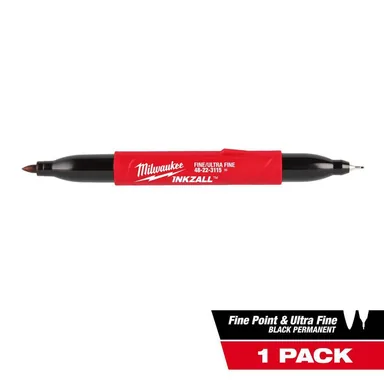 Milwaukee 48-22-3115, accessory: INKZALL Black Ultra Fine and Fine Point Double Sided Jobsite Marker