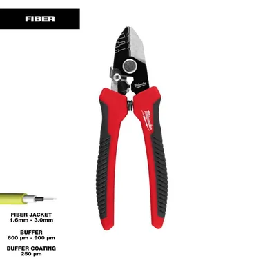 Milwaukee 48-22-3013, unpowered: Tri-Hole Fiber Stripper