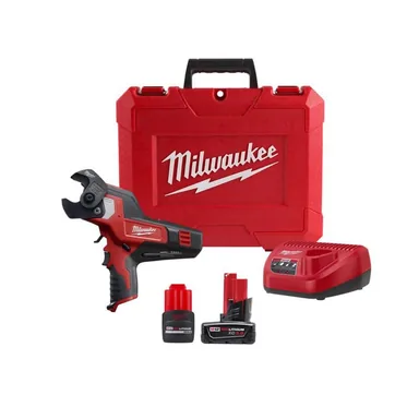 Milwaukee 2472-21XC-48-11-2425, bundle: M12 12-Volt 600 MCM Cable Cutter Kit with M12 12-Volt Lithium-Ion CP High Output 2.5 Ah Battery Pack
