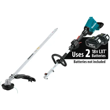 Makita XUX01ZM5, bare tool: Makita X2 XUX01ZM5 36V LXT Shaft Power Head Attachment W/ Trimmer - Bare Tool