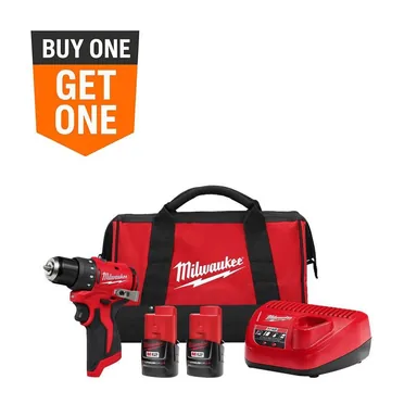 Milwaukee 3401-22, kit: M12 12-Volt Lithium-Ion Brushless Cordless Subcompact Brushless Drill Driver Kit