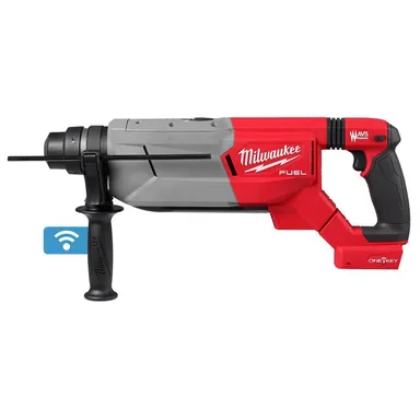 Milwaukee 2916-20, bare tool: M18 FUEL ONE-KEY 18V Lithium-Ion Brushless Cordless 1-1/4 in. SDS-Plus D-Handle Rotary Hammer (Tool-Only) (photograph from the Home Depot listing)