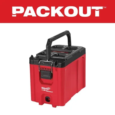 Milwaukee 48-22-8422, accessory: PACKOUT 10 in. Compact Portable Tool Box with Adjustable Dividers and Interior Storage Tray