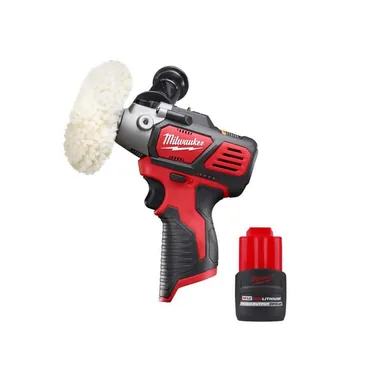 Milwaukee 2438-20-48-11-2425, bundle: M12 12-Volt Lithium-Ion Cordless Variable Speed Polisher/Sander w/M12 12V Lithium-Ion CP High Output 2.5 Ah Battery Pack