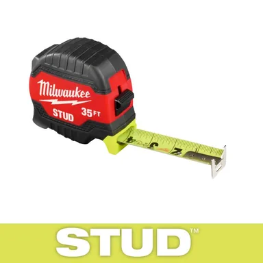 Milwaukee 48-22-1435, unpowered: 35 ft. Gen II STUD Tape Measure