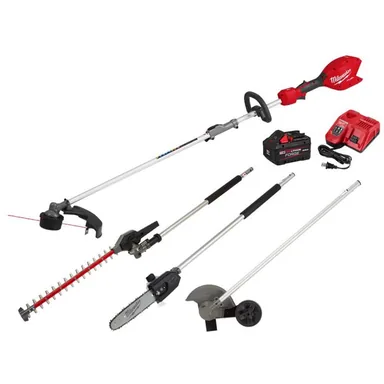 Milwaukee 3016-21ST-49-16-2720-49-16-2719-49162718, unclassified: M18 FUEL 18V 16 in. Brushless Cordless QUIK-LOK String Trimmer 8.0 Ah FORGE Kit w/ Pole Saw, Hedge Trimmer, Edger