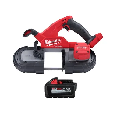 Milwaukee 2829-20-48-11-1865, bundle: M18 FUEL 18-Volt Lithium-Ion Brushless Cordless Compact Bandsaw with 6.0 Ah Battery