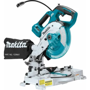 Makita XSL05Z, bare tool: Makita XSL05Z 18V LXT Lithium-Ion Brushless Cordless 6-1/2" Compact Dual-Bevel Compound Miter Saw with Laser, Tool Only