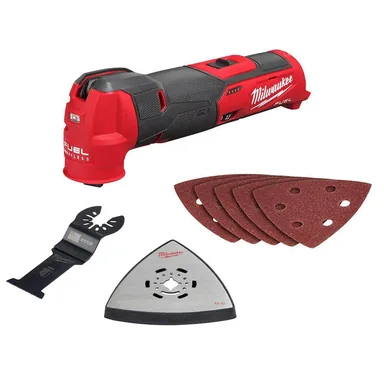 Milwaukee 2526-20, bare tool: M12 FUEL 12V Lithium-Ion Cordless Oscillating Multi-Tool (Tool-Only) (photograph from the Home Depot listing)