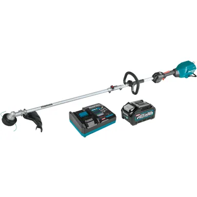 Makita GUX01JM1X1, kit: Makita GUX01JM1X1 40V max XGT Brushless Cordless Couple Shaft Power Head Kit with 17" String Trimmer Attachment (4.0Ah)