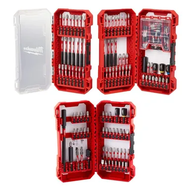 Milwaukee 48-32-5150-48-32-4023, bundle: SHOCKWAVE Impact-Duty Alloy Steel Screw Driver Bit Set (145-Piece)