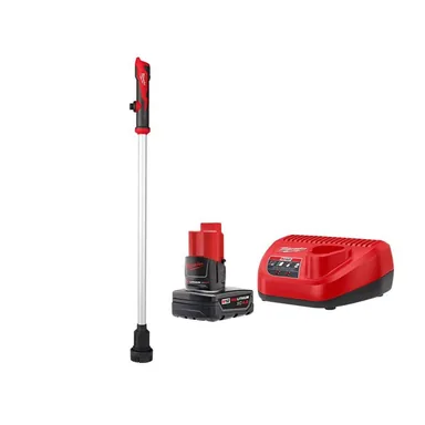 Milwaukee 2579-20-48-59-2440, bundle: M12 12-Volt Lithium-Ion Cordless 9 GPM 0 HP Submersible Stick Water Transfer Pump w/M12 4.0Ah Batt and Charger