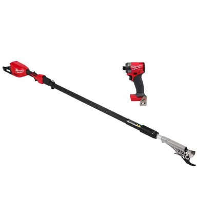 Milwaukee 3008-20-2953-20, bundle: M18 Brushless 18V Cordless Telescoping Pole Pruning Shears with M18 FUEL 1/4 in. Hex Impact Driver