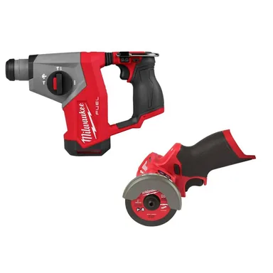 Milwaukee 2508-20-2521-20, bundle: M12 FUEL 12V Lithium-Ion Brushless Cordless 5/8 in. SDS-Plus Rotary Hammer Drill, & Circular Saw