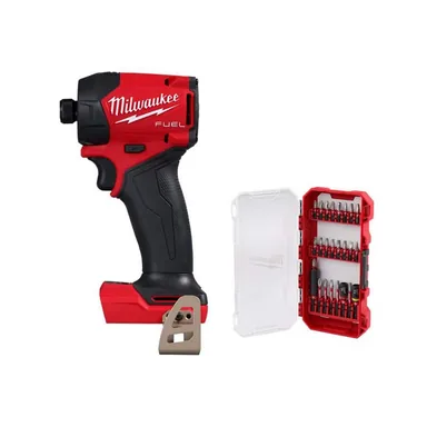 Milwaukee 2761-20-48-32-4095, bundle: M18 FUEL SURGE 18V Lithium-Ion Brushless Cordless 1/4 in. Hex Impact Driver (Tool-Only) w/ Bit Kit