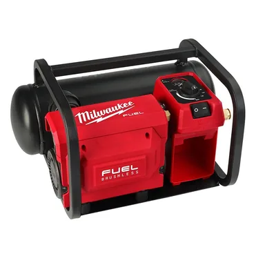 Milwaukee 2840-20-48-73-2010, bundle: M18 FUEL 18-Volt Lithium-Ion Cordless 2 Gal. Compact Electric Quiet Air Compressor (Tool-Only) w/Clear Safety Glasses