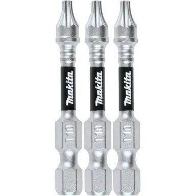 Makita E-00826, accessory: Makita E-00826 Impact XPS T10 Torx 2" Power Bit, 3/pk