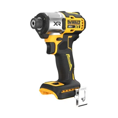 DeWalt DCF845B, bare tool: 20V MAX XR Cordless Brushless 1/4 in. 3-Speed Impact Driver (Tool-Only) (photograph from the Home Depot listing)