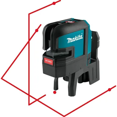 Makita SK106DZ, bare tool: Makita SK106DZ 12V max CXT Lithium-Ion Cordless Self-Leveling Cross-Line/4-Point Red Beam Laser, Tool Only