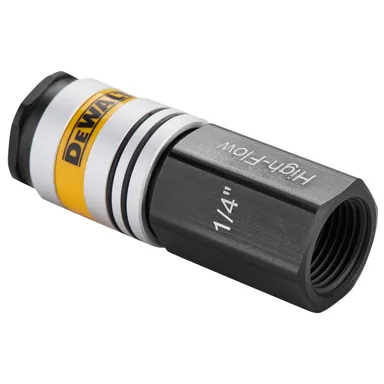 DeWalt DXCM036-0216, accessory: 3/8 in. Female NPT-1/4 in. Body Flow High Flow Coupler